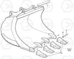 12281 Buckets for Quickfit withplate cutting edges EW130 ?KERMAN ?KERMAN EW130 SER NO - 447, Volvo Construction Equipment