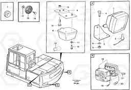 3804 Lighting, rear EW130 ?KERMAN ?KERMAN EW130 SER NO - 447, Volvo Construction Equipment