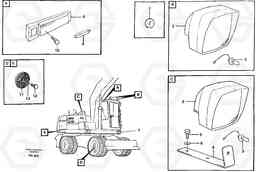 26724 Lighting, front EW130 ?KERMAN ?KERMAN EW130 SER NO - 447, Volvo Construction Equipment