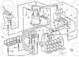 34725 Servo hydraulics, outriggers/dozer, EW130 ?KERMAN ?KERMAN EW130 SER NO - 447, Volvo Construction Equipment