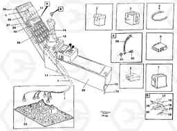 49643 Cable harness, side panel, right EW130 ?KERMAN ?KERMAN EW130 SER NO - 447, Volvo Construction Equipment