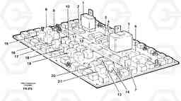 103718 Electrical distribution unit, relays EW130 ?KERMAN ?KERMAN EW130 SER NO - 447, Volvo Construction Equipment