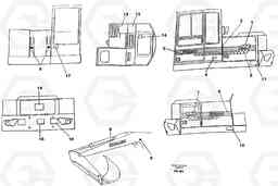 28332 Sign plates and transfer,outer location EW130 ?KERMAN ?KERMAN EW130 SER NO - 447, Volvo Construction Equipment