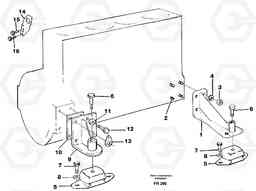 17996 Engine mounting EW130 ?KERMAN ?KERMAN EW130 SER NO - 447, Volvo Construction Equipment