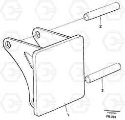 12639 Hammer plate EW130 ?KERMAN ?KERMAN EW130 SER NO - 447, Volvo Construction Equipment