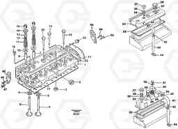 26208 Cylinder head EW130 ?KERMAN ?KERMAN EW130 SER NO - 447, Volvo Construction Equipment