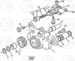 26715 Oil pump EW130 ?KERMAN ?KERMAN EW130 SER NO - 447, Volvo Construction Equipment