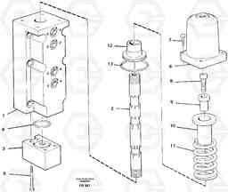 102638 Four-way valve, hammer equipment EW130 ?KERMAN ?KERMAN EW130 SER NO - 447, Volvo Construction Equipment