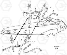 28348 Hammer equipment, dipper arm 1.90m/2.40m incl. shut-off cocks EW130 ?KERMAN ?KERMAN EW130 SER NO - 447, Volvo Construction Equipment