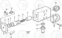 34982 Valve, circuit body and return valve EW130 ?KERMAN ?KERMAN EW130 SER NO - 447, Volvo Construction Equipment