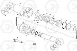 31326 Hydraulic cylinder EW130 ?KERMAN ?KERMAN EW130 SER NO - 447, Volvo Construction Equipment