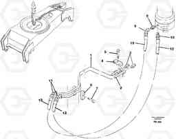 31328 Hydraulic system, dozer blade front EW130 ?KERMAN ?KERMAN EW130 SER NO - 447, Volvo Construction Equipment