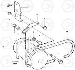 32713 Compressor with fitting parts Cooling agent R12 EW130 ?KERMAN ?KERMAN EW130 SER NO - 447, Volvo Construction Equipment