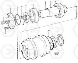 49574 Top roller EC420 ?KERMAN ?KERMAN EC420 SER NO - 1550, Volvo Construction Equipment