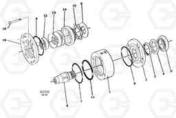 49576 Travel brake EC420 ?KERMAN ?KERMAN EC420 SER NO - 1550, Volvo Construction Equipment