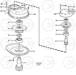49585 Swing gearbox EC420 ?KERMAN ?KERMAN EC420 SER NO - 1550, Volvo Construction Equipment