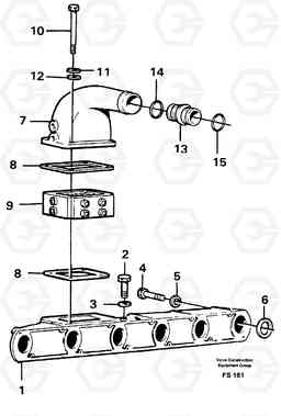 51828 Inlet manifold EC420 ?KERMAN ?KERMAN EC420 SER NO - 1550, Volvo Construction Equipment