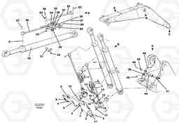 16045 Backhoe boom 6.65 m EC420 ?KERMAN ?KERMAN EC420 SER NO - 1550, Volvo Construction Equipment