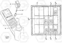 49609 Toggle switch panel EC420 ?KERMAN ?KERMAN EC420 SER NO - 1550, Volvo Construction Equipment