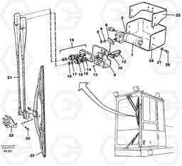 49619 Windshield wiper EC420 ?KERMAN ?KERMAN EC420 SER NO - 1550, Volvo Construction Equipment