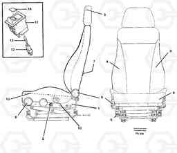 50540 Operator's seat Be-ge EC420 ?KERMAN ?KERMAN EC420 SER NO - 1550, Volvo Construction Equipment