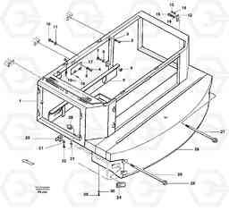 50691 Framework,motor and counterweight EC420 ?KERMAN ?KERMAN EC420 SER NO - 1550, Volvo Construction Equipment