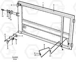 50696 Door, front Lh EC420 ?KERMAN ?KERMAN EC420 SER NO - 1550, Volvo Construction Equipment