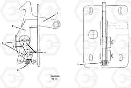 51588 Lock, batteri hatch EC420 ?KERMAN ?KERMAN EC420 SER NO - 1550, Volvo Construction Equipment