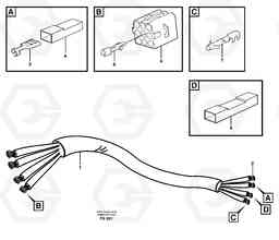 84976 Cable bunch, cab EC420 ?KERMAN ?KERMAN EC420 SER NO - 1550, Volvo Construction Equipment