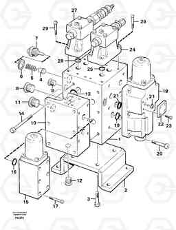 52608 Slew valve assembly. EC420 ?KERMAN ?KERMAN EC420 SER NO - 1550, Volvo Construction Equipment