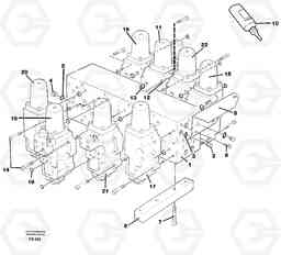 51493 Valve housing EC420 ?KERMAN ?KERMAN EC420 SER NO - 1550, Volvo Construction Equipment