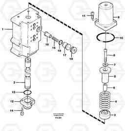 48942 Four way valves, primary boom, dipper arm and bucket EC420 ?KERMAN ?KERMAN EC420 SER NO - 1550, Volvo Construction Equipment