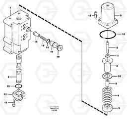 48948 Secondary four-way valvesfor Boom, Dipper arm and Bucket EC420 ?KERMAN ?KERMAN EC420 SER NO - 1550, Volvo Construction Equipment