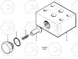 48968 Anticavitation valve EC420 ?KERMAN ?KERMAN EC420 SER NO - 1550, Volvo Construction Equipment