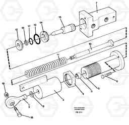 50776 Fuel miser cylinder EC420 ?KERMAN ?KERMAN EC420 SER NO - 1550, Volvo Construction Equipment