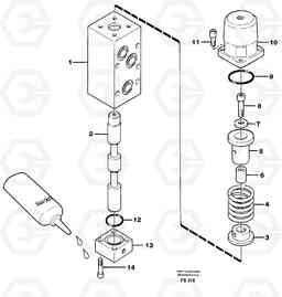50777 Float position valve EC420 ?KERMAN ?KERMAN EC420 SER NO - 1550, Volvo Construction Equipment