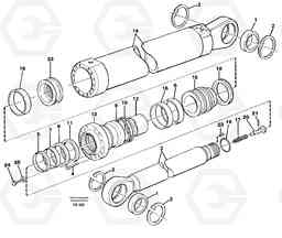 50801 Dipper arm cylinder EC420 ?KERMAN ?KERMAN EC420 SER NO - 1550, Volvo Construction Equipment