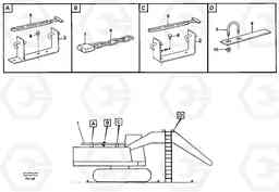 48573 Ladder with cage EC420 ?KERMAN ?KERMAN EC420 SER NO - 1550, Volvo Construction Equipment