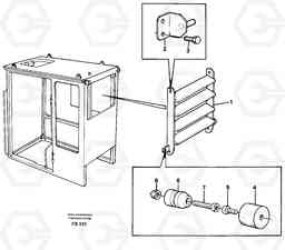 49924 Jalousie for rear window EC420 ?KERMAN ?KERMAN EC420 SER NO - 1550, Volvo Construction Equipment