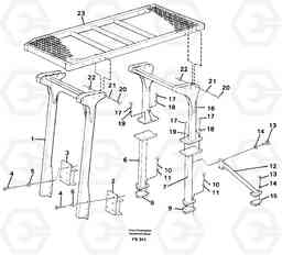 51979 Protection over drivers cab EC420 ?KERMAN ?KERMAN EC420 SER NO - 1550, Volvo Construction Equipment