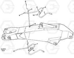 51177 Hydraulics for hammer on dipper arm 2.50/3.50 M EC420 ?KERMAN ?KERMAN EC420 SER NO - 1550, Volvo Construction Equipment