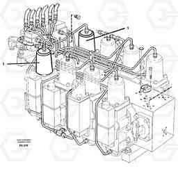 1006 Valve-block, Handling equipment EC420 ?KERMAN ?KERMAN EC420 SER NO - 1550, Volvo Construction Equipment