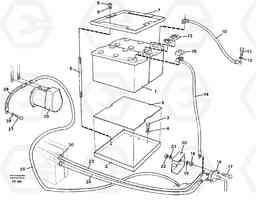 51601 Battery, with assembling details EC420 ?KERMAN ?KERMAN EC420 SER NO - 1550, Volvo Construction Equipment