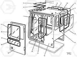 67936 Windows EC340 SER NO 1001-, Volvo Construction Equipment