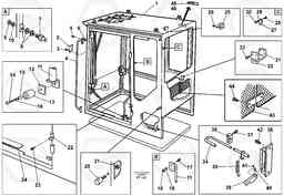 85795 Interior components EC340 SER NO 1001-, Volvo Construction Equipment