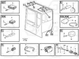 88223 Cable harnesses, cab EC340 SER NO 1001-, Volvo Construction Equipment