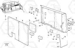 86048 Door, engine, left EC340 SER NO 1001-, Volvo Construction Equipment