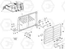 81892 Door, engine, right EC340 SER NO 1001-, Volvo Construction Equipment