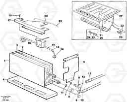 67430 Evaporator with fitting parts, cooling agent R134a EC340 SER NO 1001-, Volvo Construction Equipment