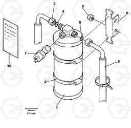 88805 Dry filter EC340 SER NO 1001-, Volvo Construction Equipment